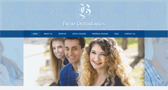 Desktop Screenshot of byrneorthodontics.com