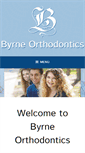 Mobile Screenshot of byrneorthodontics.com
